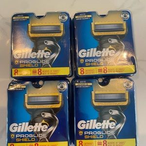 4 packages of unopened razors blades refill